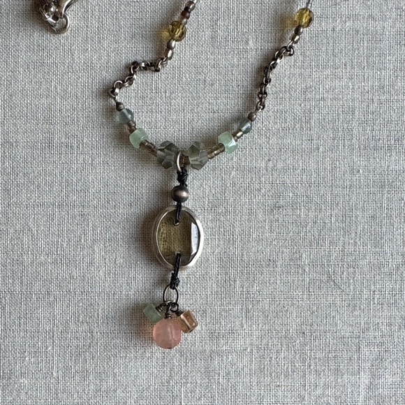 Silpada Multicolor Beaded Necklace with Pendant - Picture 2 of 3